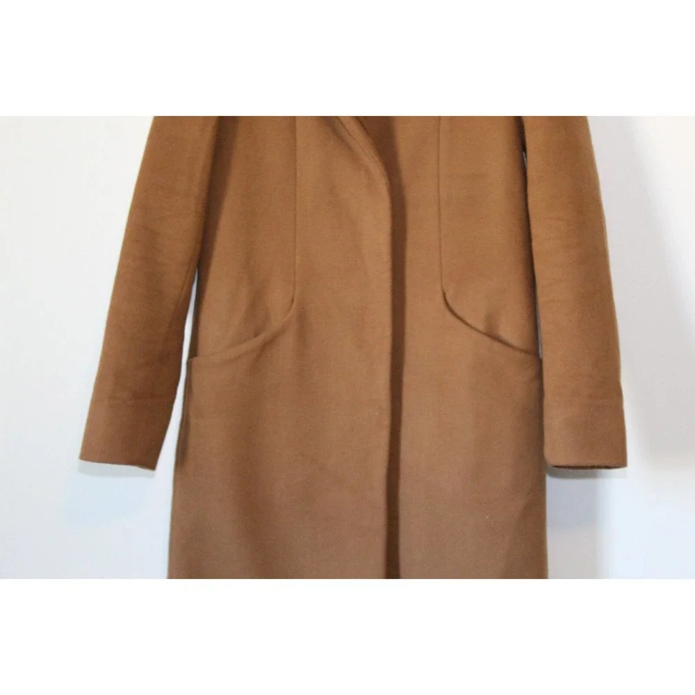 *Flawed Aritzia Wilfred The Cocoon Long Coat Wool Cashmere Camel Size XXS H14288 - Picture 5 of 15